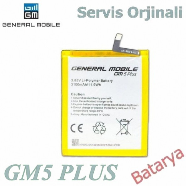 General Mobile Discovery Gm5 Plus Batarya Pil