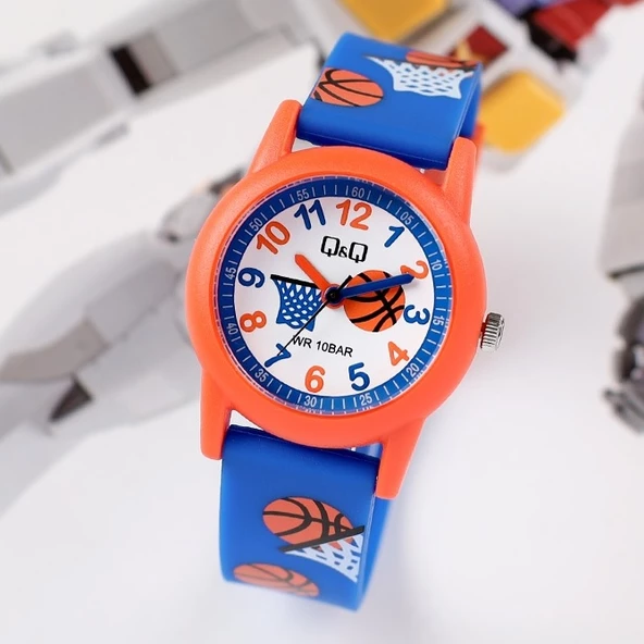 Q&Q V22A-011VY Su Geçirmez Rakamlı Erkek Çocuk Kol Saati