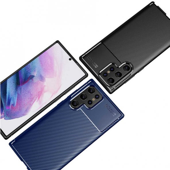 Galaxy S22 Ultra Kılıf Zore Negro Silikon Kapak - 10