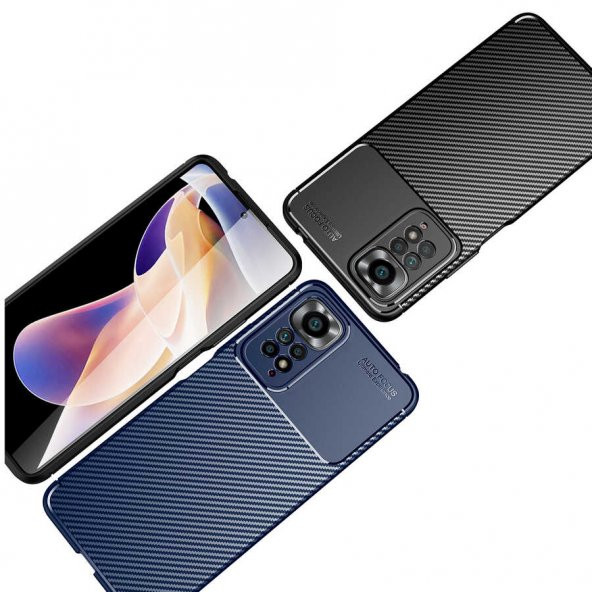 Xiaomi Redmi Note 11 Global Kılıf Zore Negro Silikon Kapak - 4
