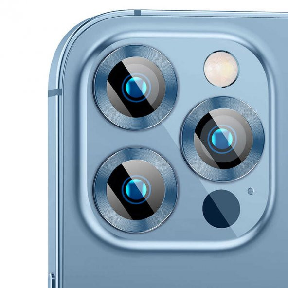 Apple iPhone 13 Pro Max CL-02 Kamera Lens Koruyucu - 4