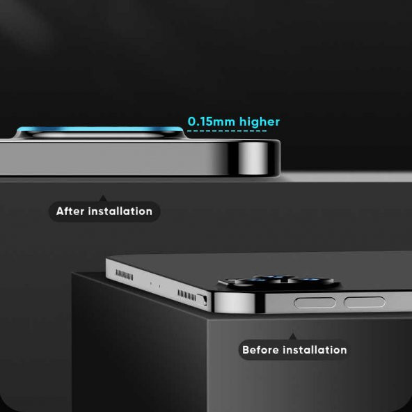 Apple iPad Pro 11 2020 (2.Nesil) Zore Kamera Lens Koruyucu Cam - 7