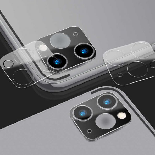 Apple iPad Pro 11 2020 (2.Nesil) Zore Kamera Lens Koruyucu Cam - 9
