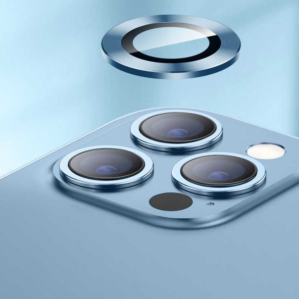 Apple iPhone 13 Pro Max CL-04 Kamera Lens Koruyucu - 5