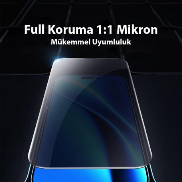 Baseus Full Koruma Privacy 2 Adet iPhone 14 Plus Ekran Koruyucu Hayalet Gizlilik Özelikli Ekran Koruyucu - 2