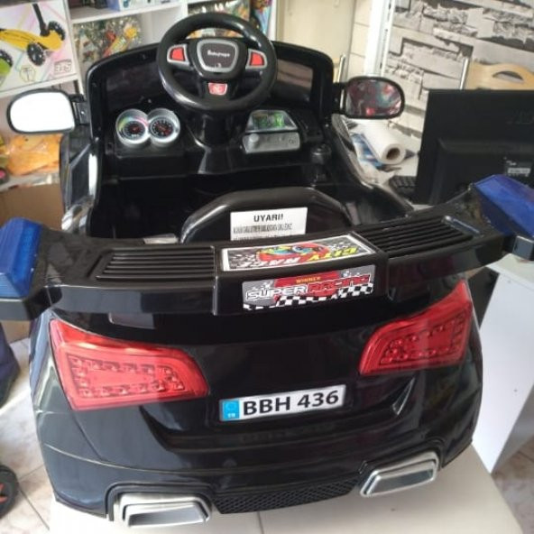 Siyah Audi Akülü Araba - 2