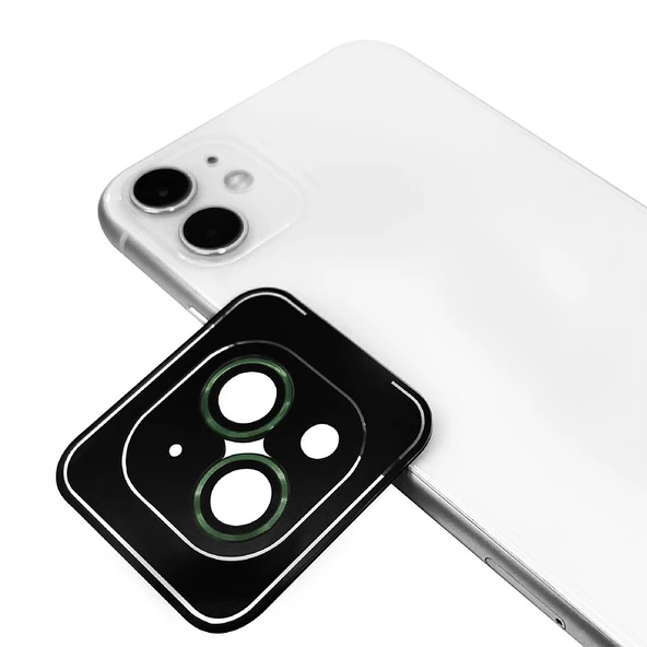 Apple iPhone 13 Zore CL-09 Kamera Lens Koruyucu  Koyu Yeşil