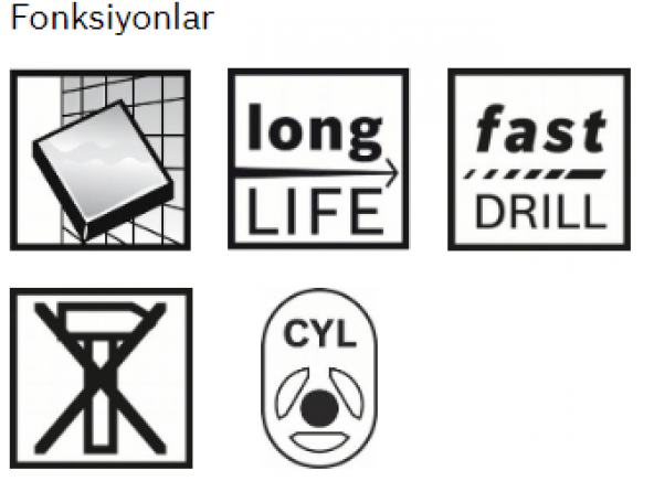 BOSCH CYL-9 Seramik Matkap Ucu 4*70 mm 2.608.587.158 - Resim 4