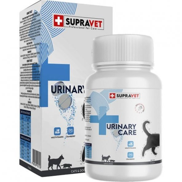 Supravet Urinary Care Kedi Ve Köpek İdrar Sağlığı 75 Tablet