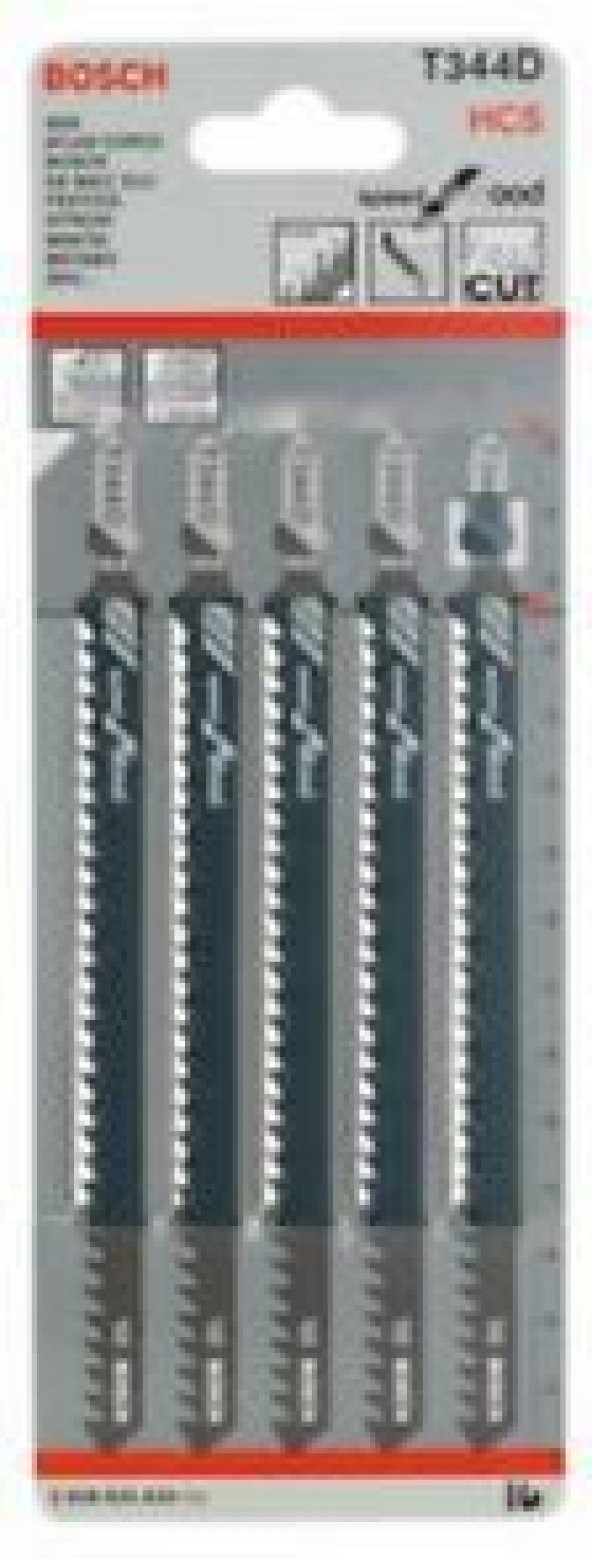 BOSCH Dekupaj Bıçağı SpeedforWood T344D 5´li 2.608.633.A34 - 1