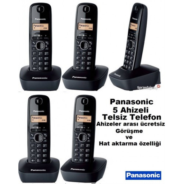 Panasonic KX-TG1615 5 Ahizeli Telsiz Telefon