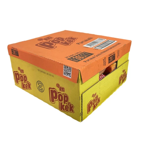 Eti Popkek Portakallı 60 gr 24 adet