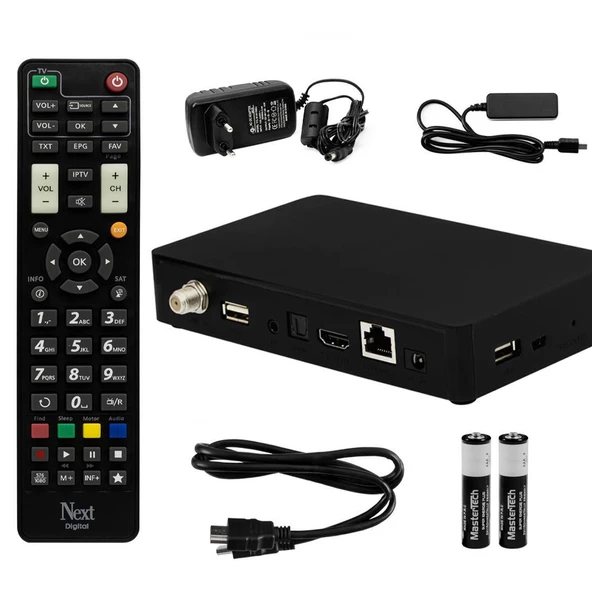 NEXT INNOVA-4K Uydu Alıcı Mini 4K Hibrit Iptv Dahili Wifi Ethernet Youtube - 2