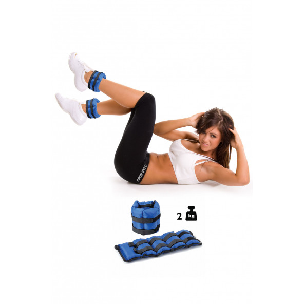 Spor Byfit 2 Kg x 2 Adet El veya Ayak Bileği Ağırlığı