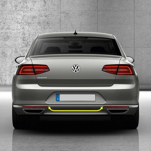 VW Passat B8 2015-2019 Arka Tampon Orta Kromaj Çıta 3G0853835