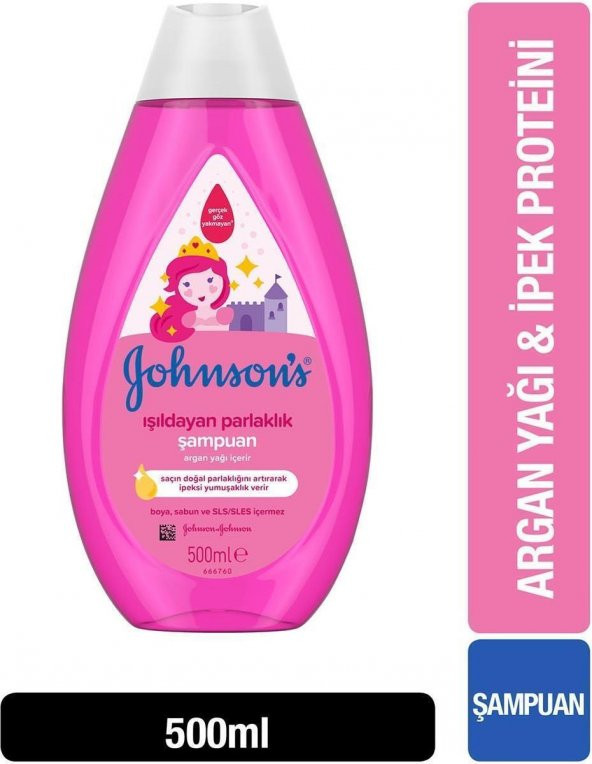 Johnsons Baby Bebek Şampuanı Işıldayan Parlaklık 500 Ml