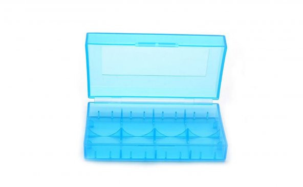 2x18650 Pil Saklama Kutusu - Mavi - Resim 2