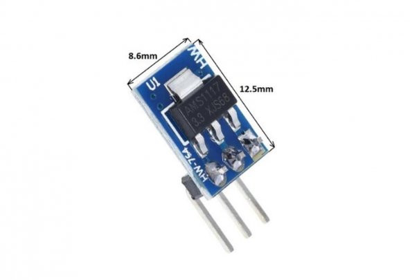 AMS1117 5V to 3.3V Step- Down Güç Kaynağı Modülü - 3