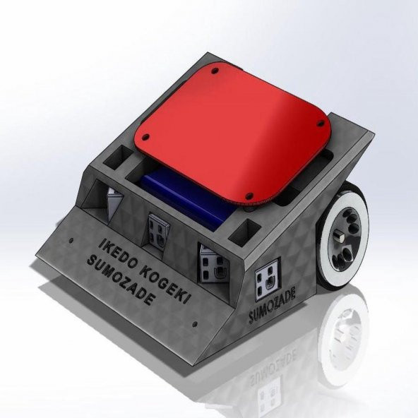Ikedo Kogeki Minizumo Robot Sumo Vücut 10Mm X 10Mm Plastik Aparat