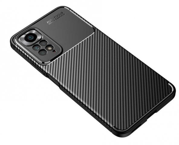 Xiaomi Redmi Note 11 Pro 5G Kılıf Antişok Carbon Regnor Silikon Kapak - 5