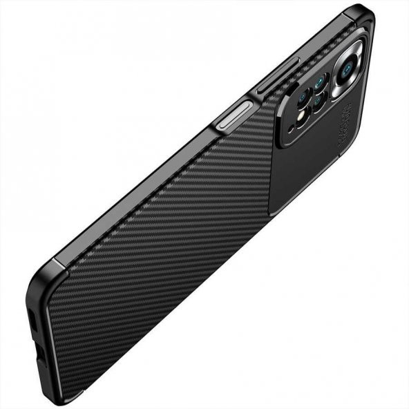 Xiaomi Redmi Note 11 Pro 5G Kılıf Antişok Carbon Regnor Silikon Kapak - 9