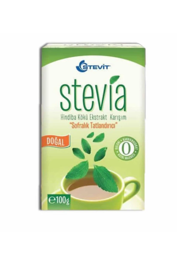Stevia Hindiba Kökü Ekstrakt Karışım Tatlandırıcı Toz 100g ürün görseli 1