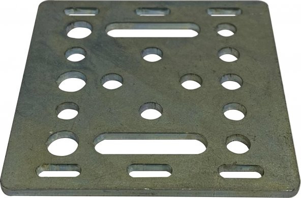 20x20 V Slot Sigma Profil Araba Plakası Gri - 1