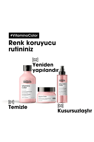 Loreal Professionnel Expert Vitamino Color Boyalı Saçlar Maske 500 ML - Resim 3