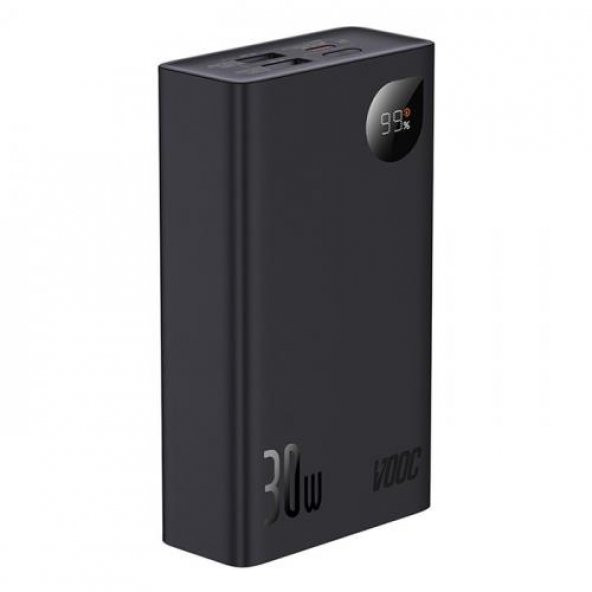 Baseus Super Şarj Göstergeli 30W 20000mAh Powerbank Super VOOC Teknolojisi 0.3m USB Type Kablolu - 2