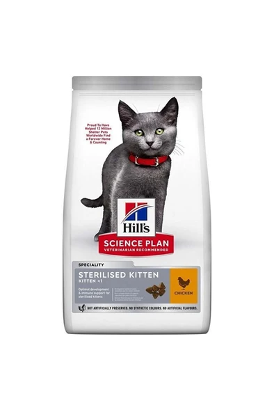 Hills Kitten Sterilsed Yavru Kısır Kedi Maması 10 Kg
