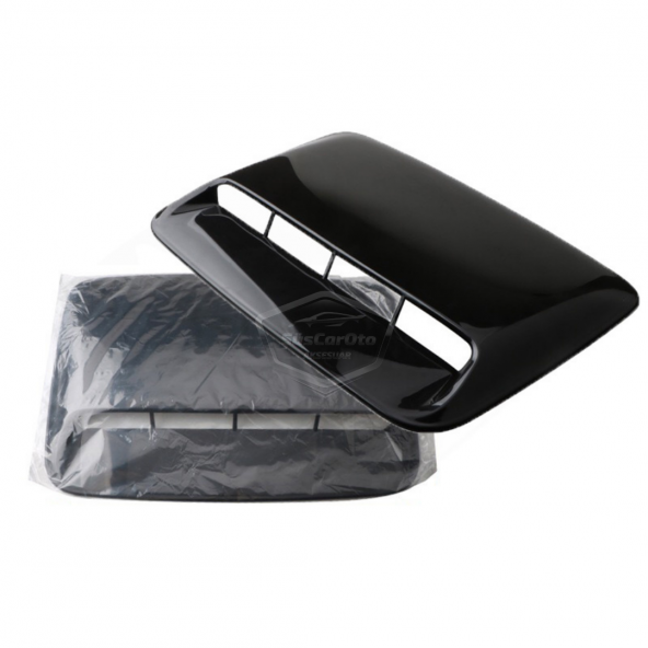 Üniversal Her Araca Uyumlu Geniş Kaput Üstü Havalandırma Izgarası Tavan Vent Air Scoop İthal 40 x 28 cm - 6