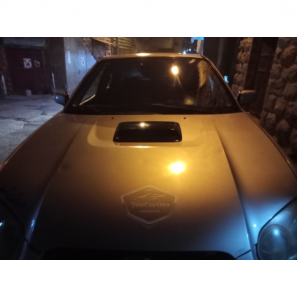 Üniversal Her Araca Uyumlu Geniş Kaput Üstü Havalandırma Izgarası Tavan Vent Air Scoop İthal 40 x 28 cm - 11