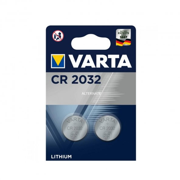 VARTA Pil Düğme 2032 3V 2Li Paket