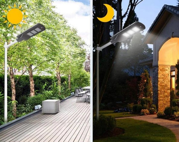 CATA CT-4690 SOLAR SOKAK ARMATÜRÜ 30W 500 LÜMEN 6400 KELVİN BEYAZ IŞIK  - 3