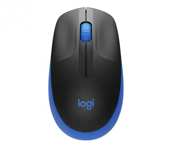 LOGITECH M190 KABLOSUZ MAVİ MOUSE 910-005907 - 1