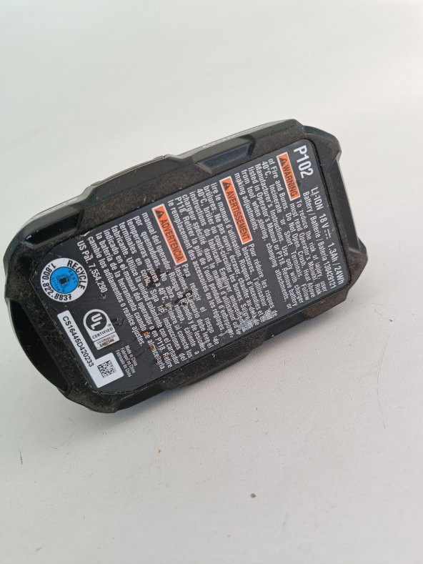 Ryobi 18V 1.3Ah Li-ion Akü P102 2.El - 5