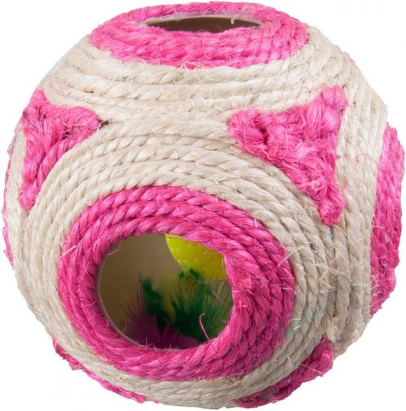 Flamingo Sisal Top 11 cm Çıngırak + Catnip - 4