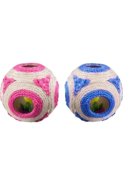 Flamingo Sisal Top 11 cm Çıngırak + Catnip ürün görseli 1