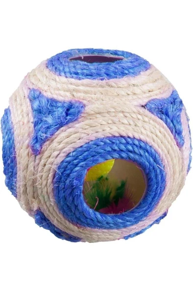 Flamingo Sisal Top 11 cm Çıngırak + Catnip - Resim 3