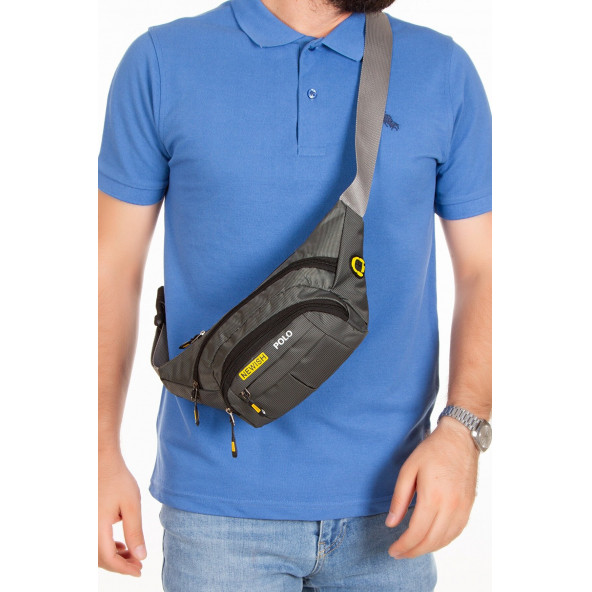Newish Polo Su Geçirmez Kulaklık Usb Çıkışlı Bel Ve Çapraz Çanta