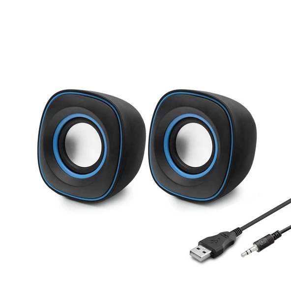 HADRON D-015S Pc Ses Sistemi 1+1 Usb 3.5mm Jack