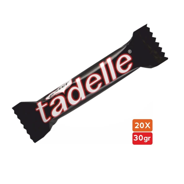Tadelle Fındık Dolgulu Bitter Çikolata 30 Gr X 20 Adet