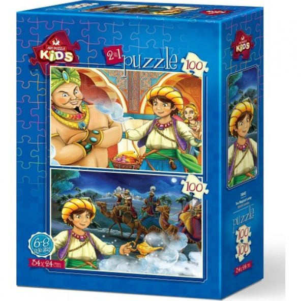 Art Puzzle 2x100 Parça Sihirli Lamba  5642