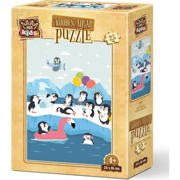 Art Puzzle 25 Parça Sevimli Penguenler 5875
