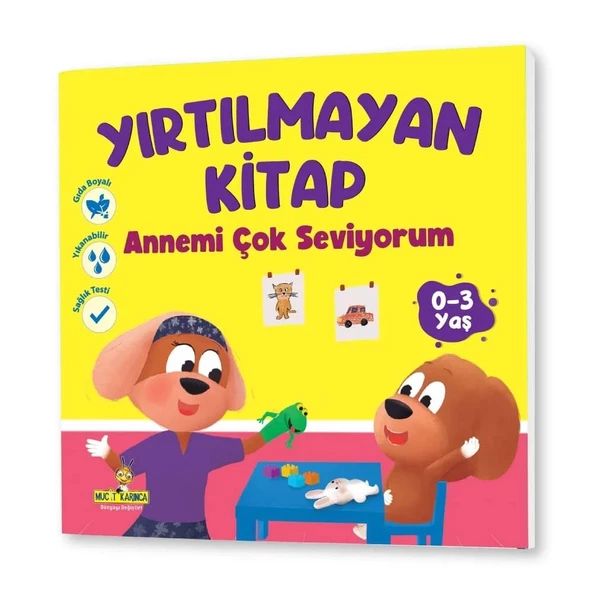 Y.Z. Yırtılmayan Kitap Seti (Çiğnenebilir, Yıkanabilir, Yırtılmaz, Gıda Boyalı) – Hikaye Kitabı Serisi 3 Kitap - 4