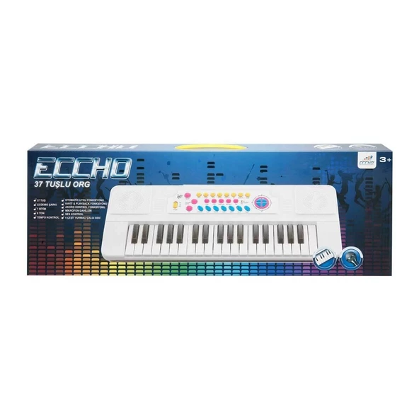 01946 Sunman-Eccho, Mikrofonlu Elektronik Org 37 Tuşlu - 2