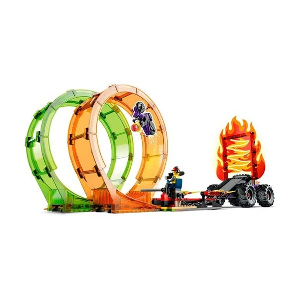 60339 Lego City - Çift Çemberli Gösteri Arenası 598 parça +7 yaş - 4
