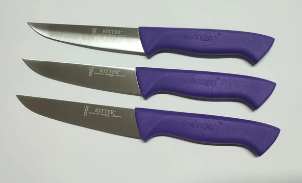 SOLİNGEN GÜNLÜK KULLANIM BIÇAĞI MOR 1 ADET,13 cm - 1