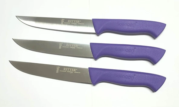SOLİNGEN GÜNLÜK KULLANIM BIÇAĞI MOR 1 ADET '' 15 cm - 1