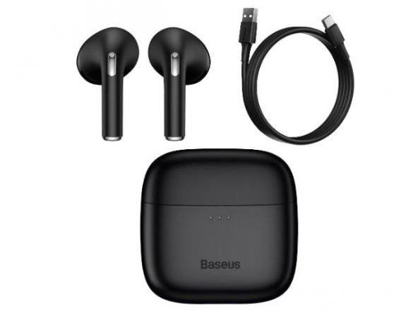 Baseus Şarj Kutulu Dokunmatik IPX5 Su Geçirmez Bluetooth Kulaklık 350 mAh Uzun Şarj Bluetooth Kulaklık - 4